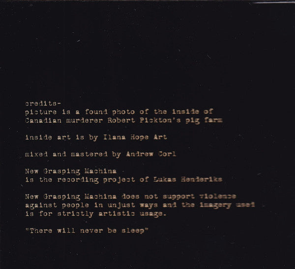 New Grasping Machina : Night Terrors (CDr, Album)