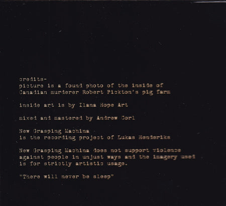 New Grasping Machina : Night Terrors (CDr, Album)