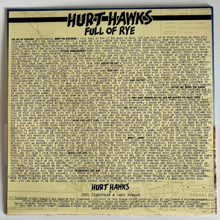 Hurt Hawks : Full Of Rye (LP, Album, Mar)