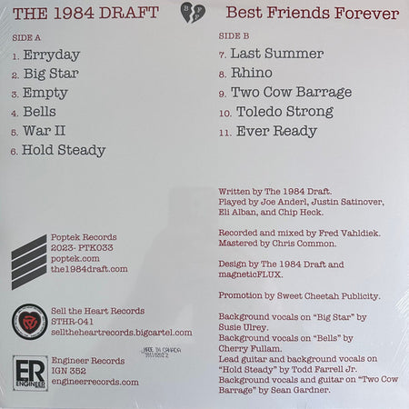 The 1984 Draft : Best Friends Forever (LP, Album, Ltd)