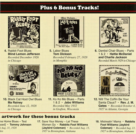 Various : 18 Classic Blues Songs From The 1920's: Vol. 8 (CD, Comp, RM)