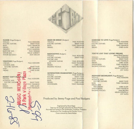 The Firm (7) : The Firm (Cass, Album, SR,)