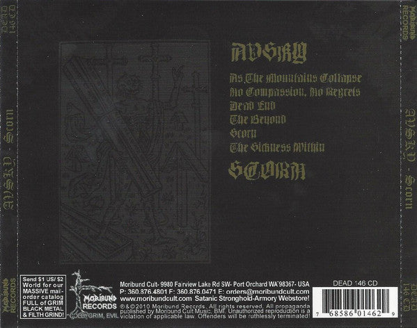 Avsky (2) : Scorn (CD, Album)