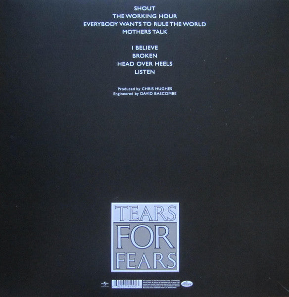 Tears For Fears : Songs From The Big Chair (LP, Album, RE)