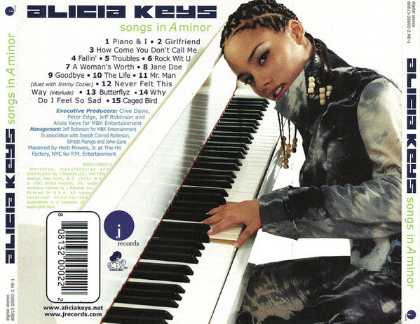 Alicia Keys : Songs In A Minor (CD, Album, Son)