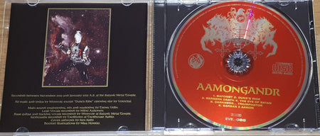 Satanic Warmaster : Aamongandr (CD, Album, Gol)