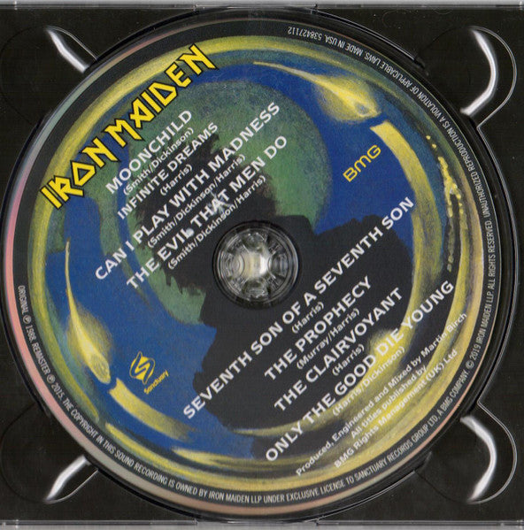 Iron Maiden : Seventh Son Of A Seventh Son (CD, Album, RM, RP, Dig)