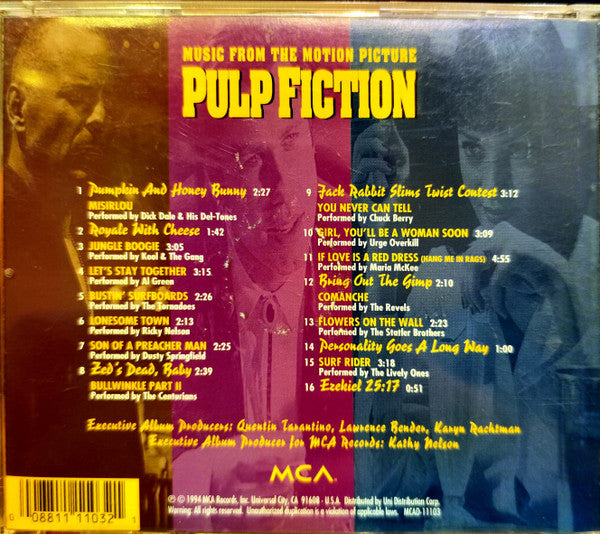 Various : Pulp Fiction (Music From The Motion Picture) (CD, Comp, RE)