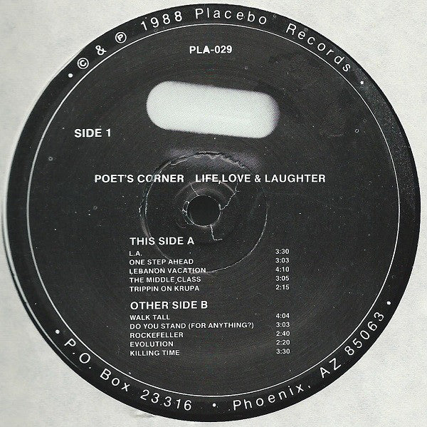 Poet's Corner : Life, Love & Laughter (LP, Album)