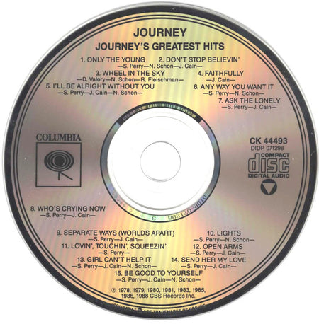 Journey : Greatest Hits (CD, Comp)