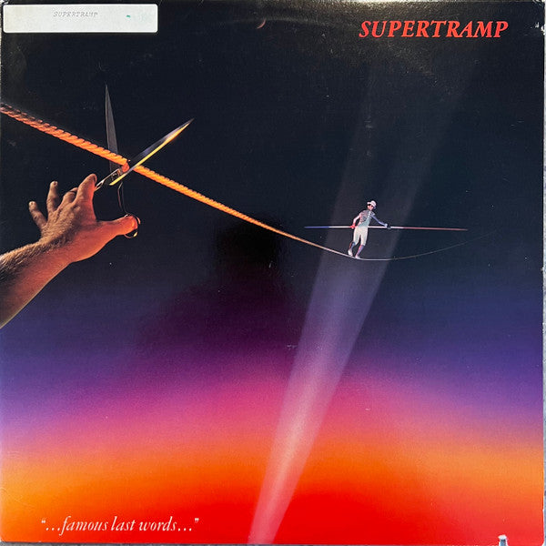 Supertramp : "...Famous Last Words..." (LP, Album, Eur)