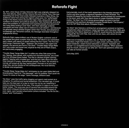 Fela* & The Africa 70* : Roforofo Fight (LP, Album, RE)