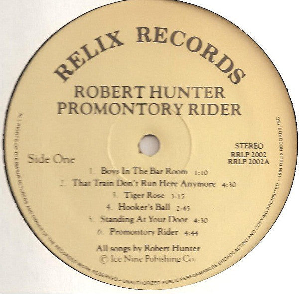Robert Hunter : Promontory Rider (LP, Comp)
