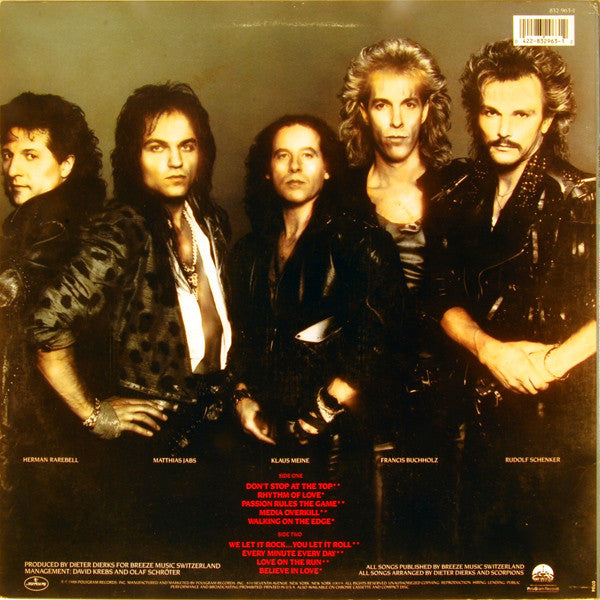 Scorpions : Savage Amusement (LP, Album, 49)