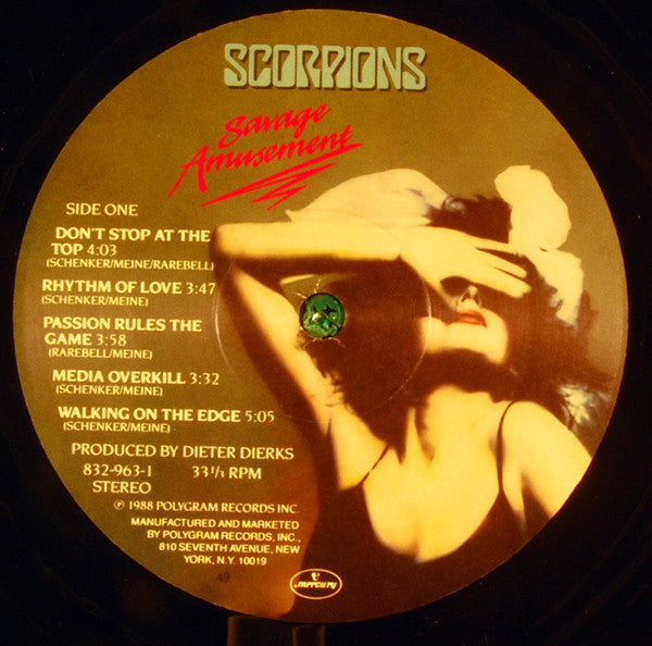 Scorpions : Savage Amusement (LP, Album, 49)