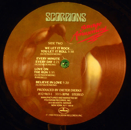 Scorpions : Savage Amusement (LP, Album, 49)