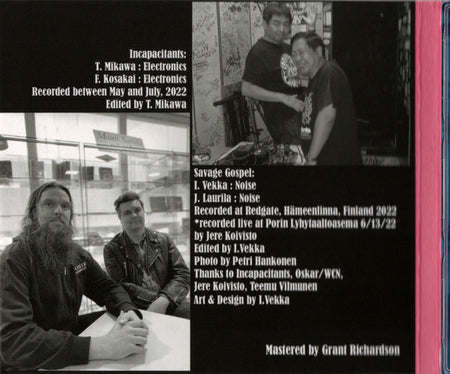 Incapacitants / Savage Gospel : Incapacitants / Savage Gospel (CD)