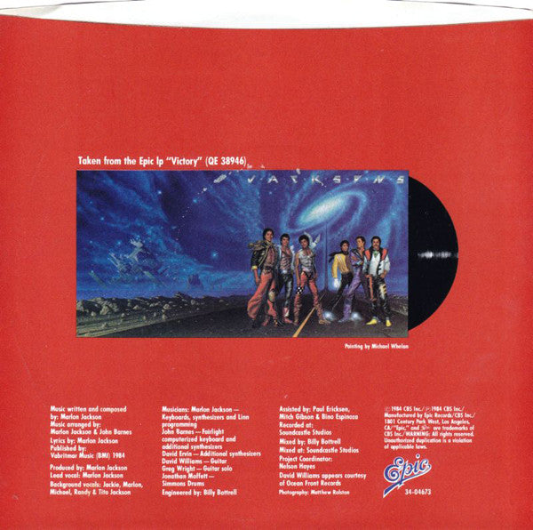 The Jacksons : Body (7", Single, Pit)