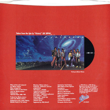 The Jacksons : Body (7", Single, Pit)