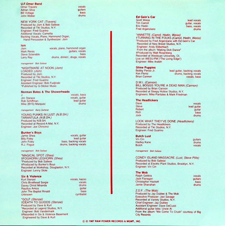 Various : The Big Apple Rotten To The Core Vol. 2 (LP, Album, Comp)