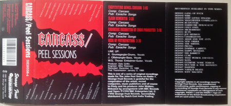 Carcass : The Peel Sessions (Cass, EP, RE)
