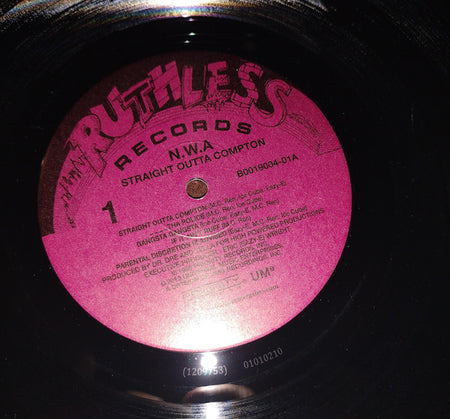 N.W.A. : Straight Outta Compton (LP, Album, RE, Van)