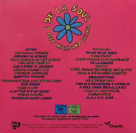 De La Soul : 3 Feet High And Rising (CD, Album, RE, RM, Eco)