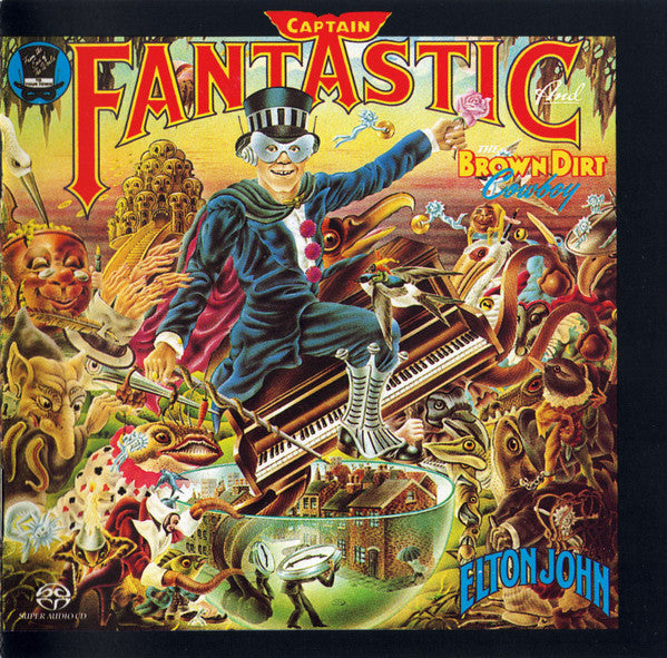 Elton John : Captain Fantastic And The Brown Dirt Cowboy (SACD, Hybrid, Multichannel, Album, RE, RM)