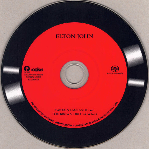 Elton John : Captain Fantastic And The Brown Dirt Cowboy (SACD, Hybrid, Multichannel, Album, RE, RM)