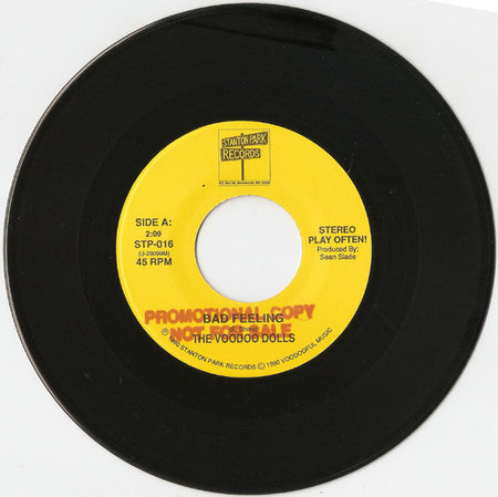 The Voodoo Dolls (2) : Bad Feeling (7", Single)