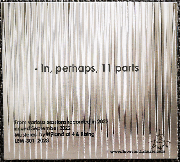 Modelbau : Inlets (CDr, Album, Ltd)