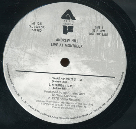 Andrew Hill : Live At Montreux (LP, Album, Promo, Ter)