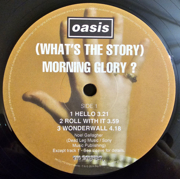 Oasis (2) : (What's The Story) Morning Glory ? (2xLP, RE, RM, Tri)