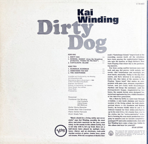 Kai Winding : Dirty Dog (LP, Album)