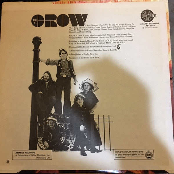 Crow (4) : Best Of Crow (LP, Comp, Promo)
