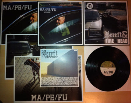 Bereft & Fire In The Head : MA/PE/FU Volume 1 (LP, Ltd, Num)