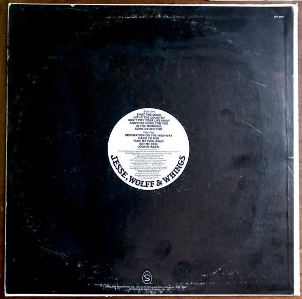 Jesse, Wolff And Whings : Jesse, Wolff & Whings (LP, Album)