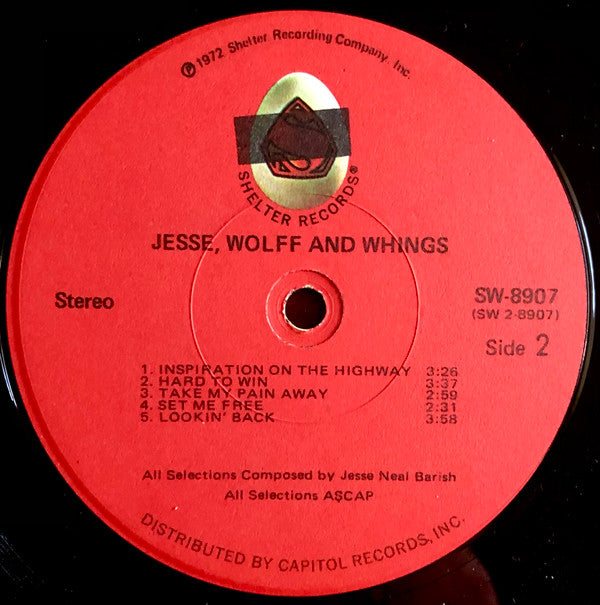 Jesse, Wolff And Whings : Jesse, Wolff & Whings (LP, Album)