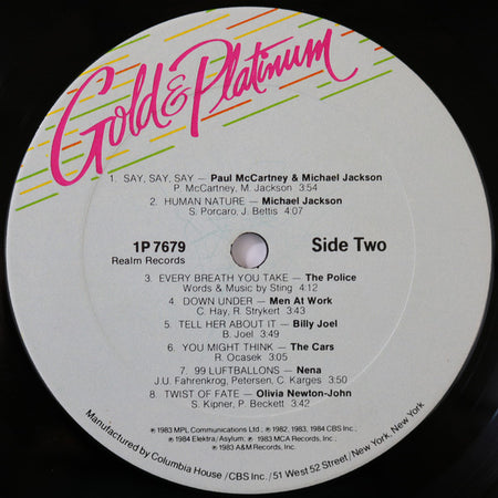 Various : Gold & Platinum (LP, Comp, Club, Col)
