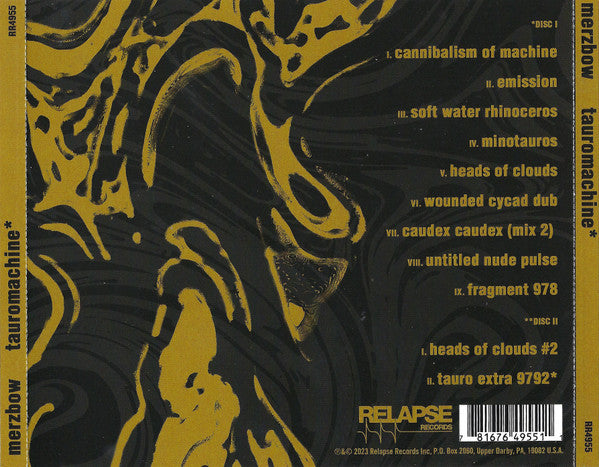 Merzbow : Tauromachine* (2xCD, Album, RE, RM)