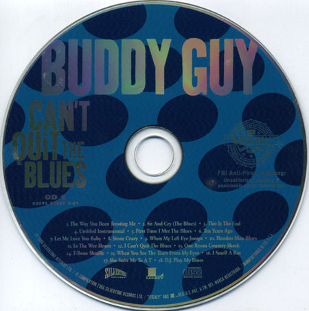 Buddy Guy : Can't Quit The Blues (3xCD + DVD + Box, Comp)