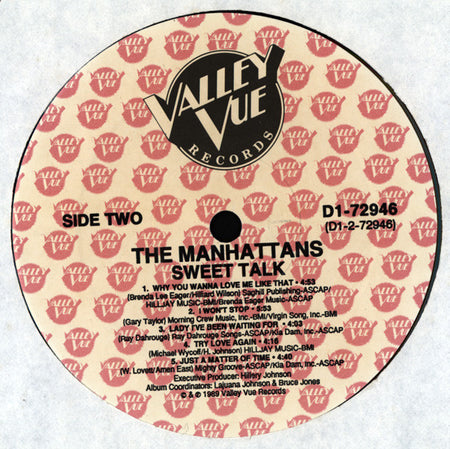 Manhattans : Sweet Talk (LP, Album)