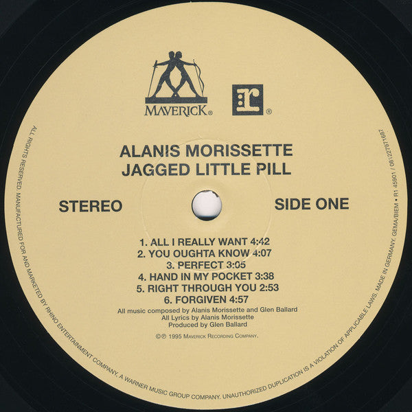 Alanis Morissette : Jagged Little Pill (LP, Album, RE)