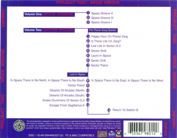 ProjeKct Two : Space Groove (CD, Enh + CD + Album)