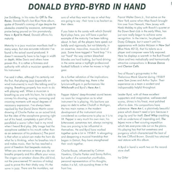 Donald Byrd : Four Classic Albums  (2xCD, Comp, RM)