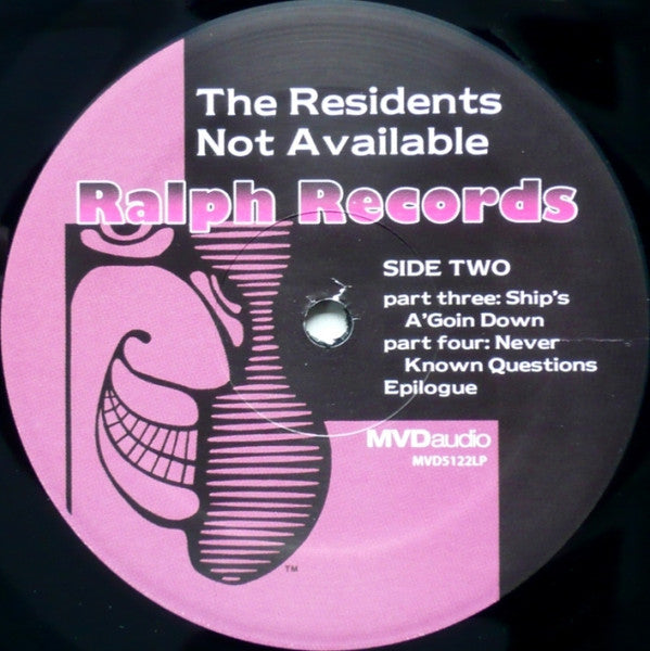 The Residents : Not Available (LP, Album, RE, S/Edition, Ext)