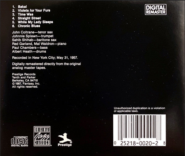 John Coltrane : Coltrane (CD, Album, RE, RM)