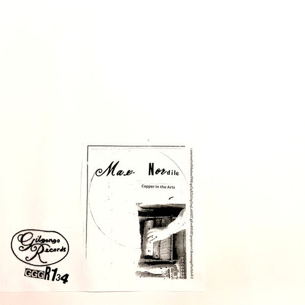 Max Nordile : Copper in the Arts (Lathe, LP)