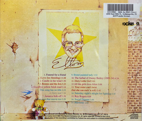 Elton John : Goodbye Yellow Brick Road (CD, Album, Club, RE, RM, PMD)