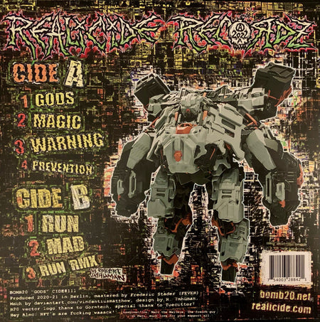 Bomb 20 : GODS (12", EP)